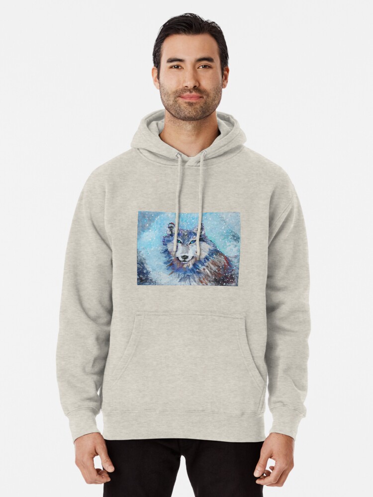 snow wolf hoodie