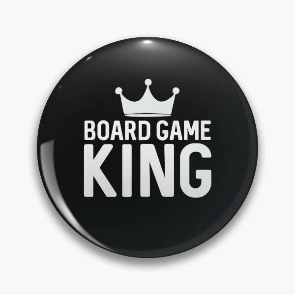 Item preview, Board Game King, tabletop games lover design designed and sold by Blackmode.