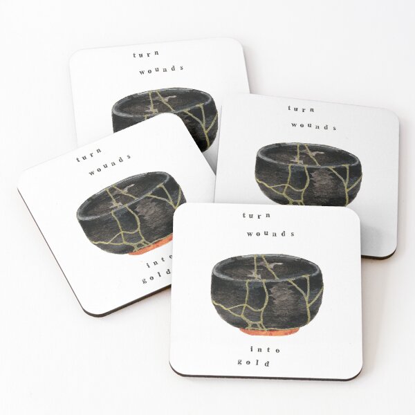 Item preview, Kintsugi Turn Wounds Into Gold designed and sold by bittergodart.