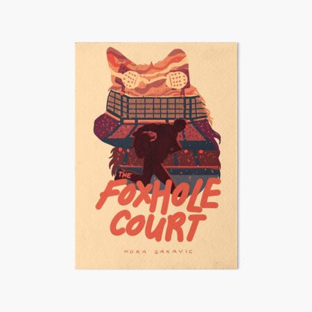 The Foxhole Court Book Cover Art Board Print