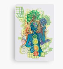 7 Metal Print