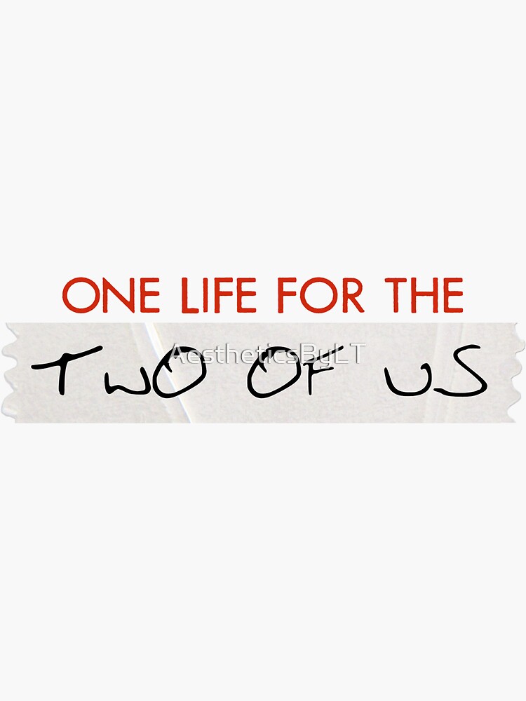 Two Of Us Louis Tomlinson Walls Sticker for Sale by