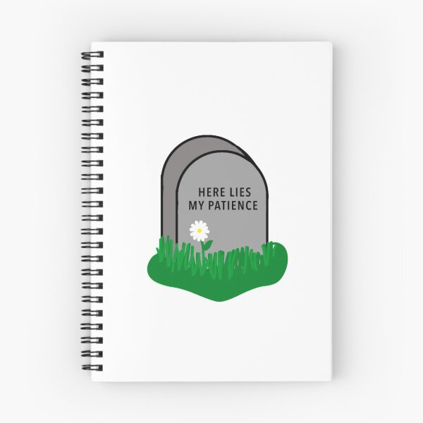 Item preview, here lies my patience designed and sold by canoegamer10.
