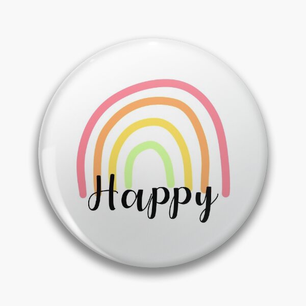 Item preview, Rainbow with Happy Text designed and sold by passionatelyem.