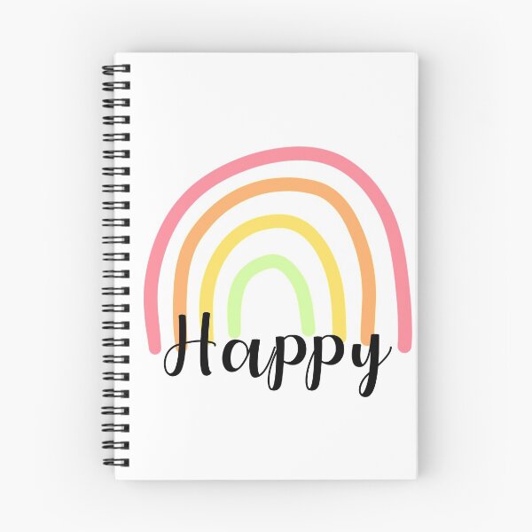Item preview, Rainbow with Happy Text designed and sold by passionatelyem.