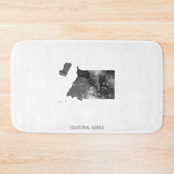 Item preview, Equatorial Guinea Watercolor Map designed and sold by ArtPrints.
