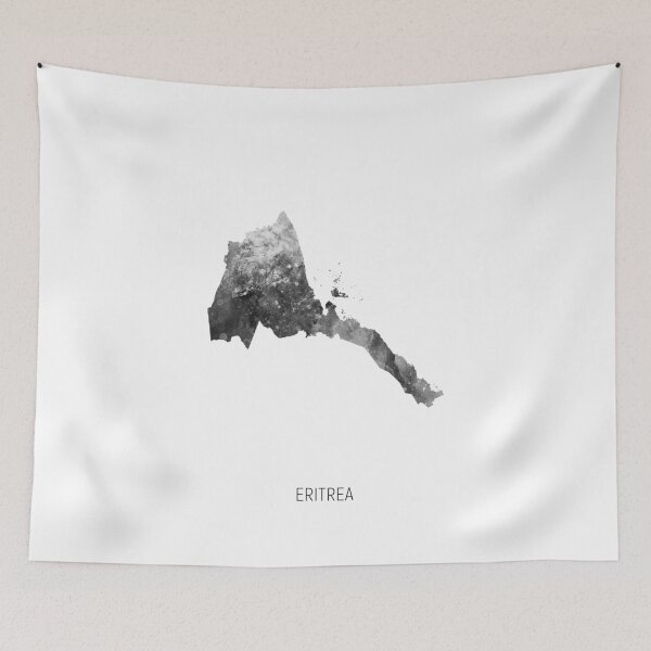 Item preview, Eritrea Watercolor Map designed and sold by ArtPrints.