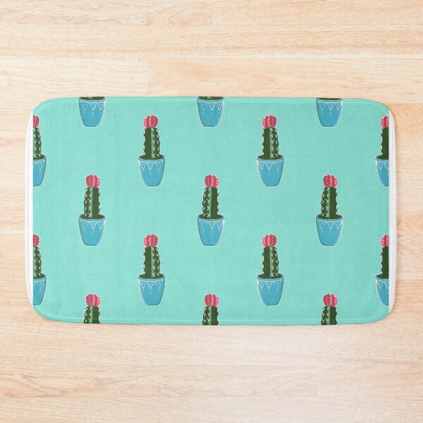 Item preview, Cacti in Plant Pot - Green & Blue Palette designed and sold by RosalieReeves.