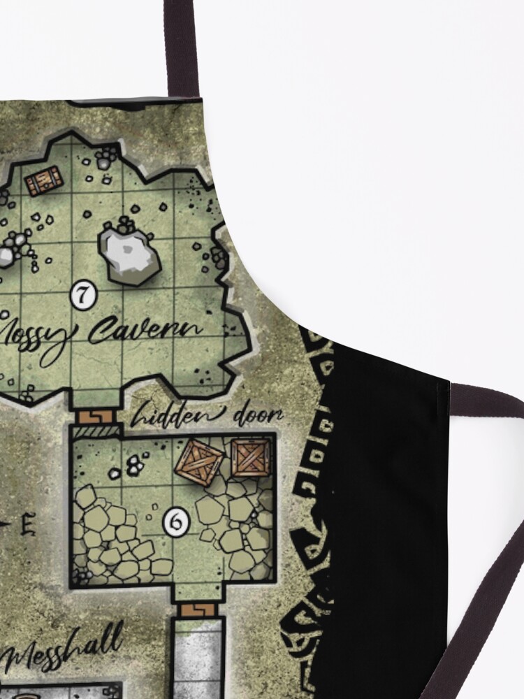 Alternate view of Pocket Dungeon Map Apron