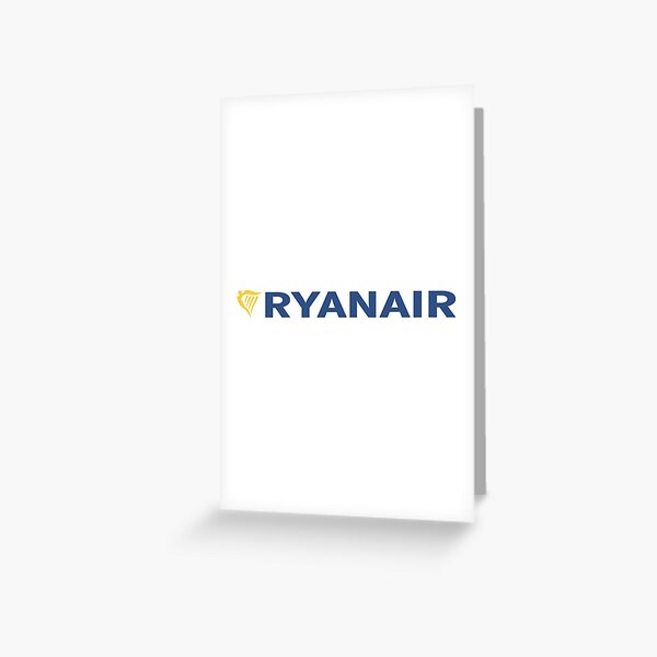 Ryanair Airplane Logo Design Greeting Card By Buylogoz Redbubble