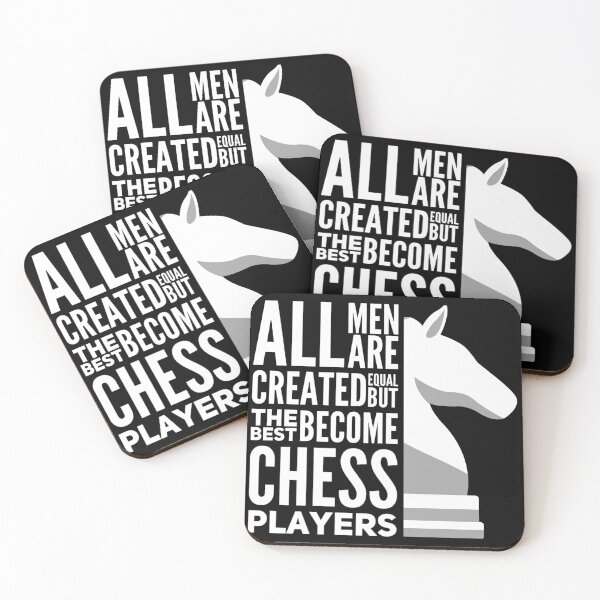 Item preview, All men are created equal but the best become chess players designed and sold by quixoticmonkey.