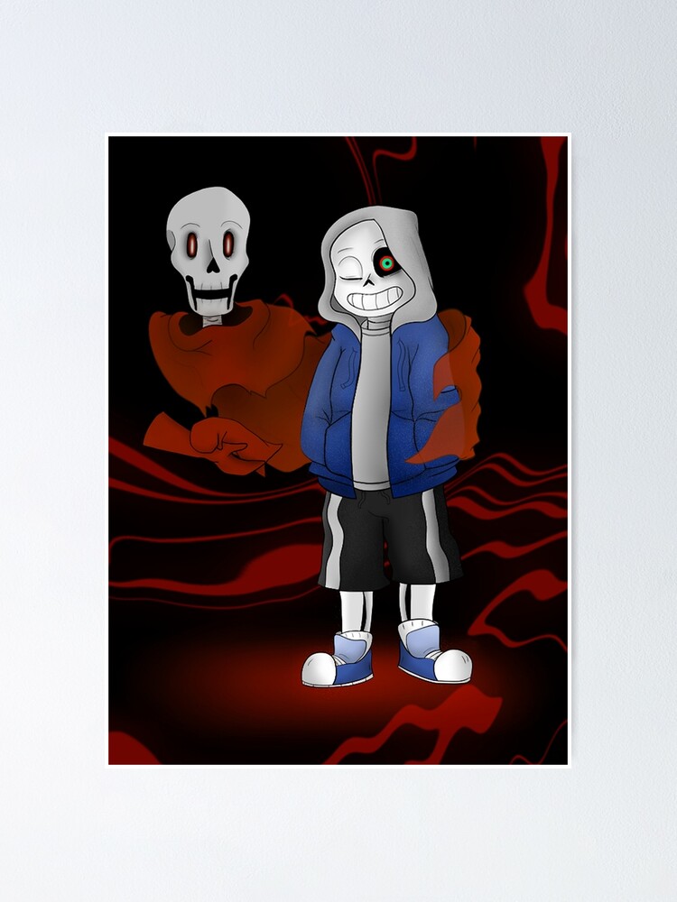 Cross!sans Poster for Sale by RosieVampire