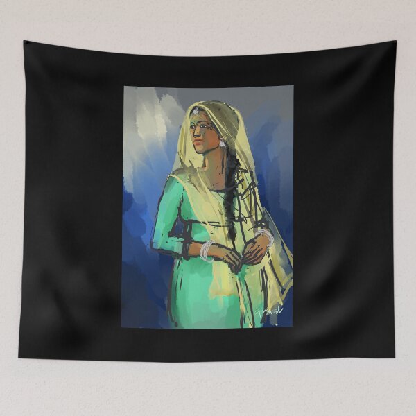 Item preview, Punjabi Girl  designed and sold by Sukhpal Grewal Ethnic Art.