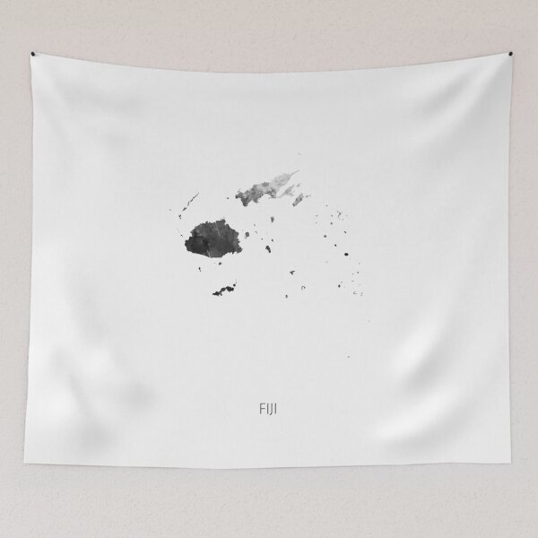 Item preview, Fiji Watercolor Map designed and sold by ArtPrints.