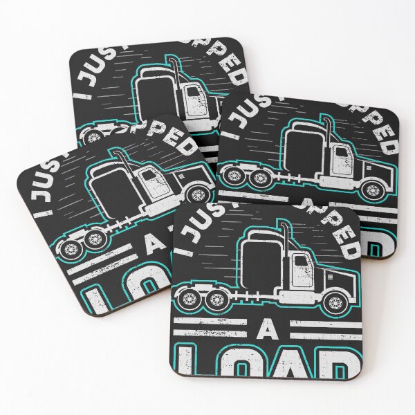 Item preview, Funny Gift design 4 Truck Lorry Drivers Just Dropped A Load graphic designed and sold by Lisbob.