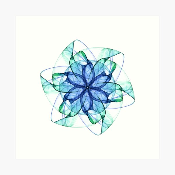 Gossamer Pinwheel Art Print