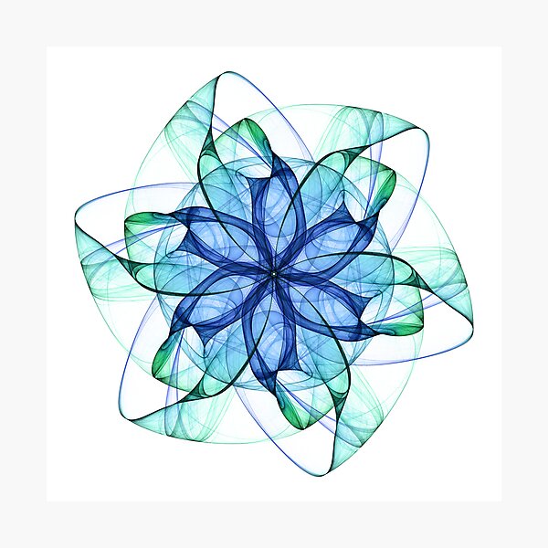 Gossamer Pinwheel Photographic Print
