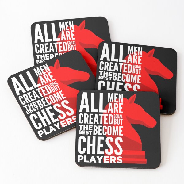 Item preview, All men are created equal but the best become chess players. designed and sold by quixoticmonkey.