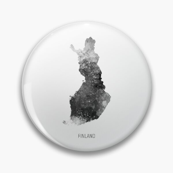 Item preview, Finland Watercolor Map designed and sold by ArtPrints.