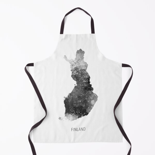 Item preview, Finland Watercolor Map designed and sold by ArtPrints.