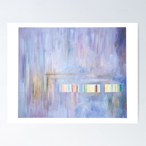 Blue Abstract Poster