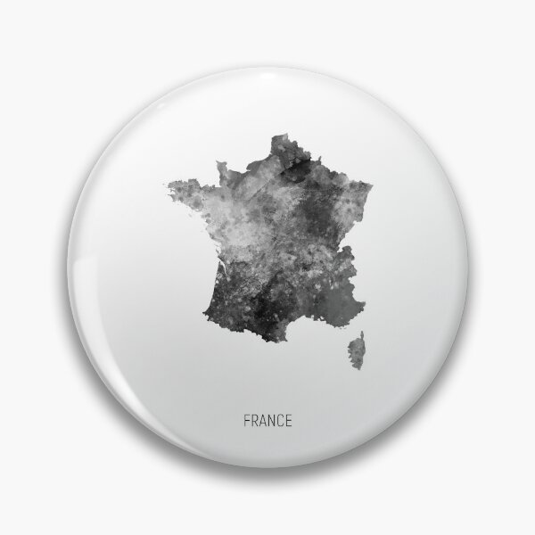 Item preview, France Watercolor Map designed and sold by ArtPrints.