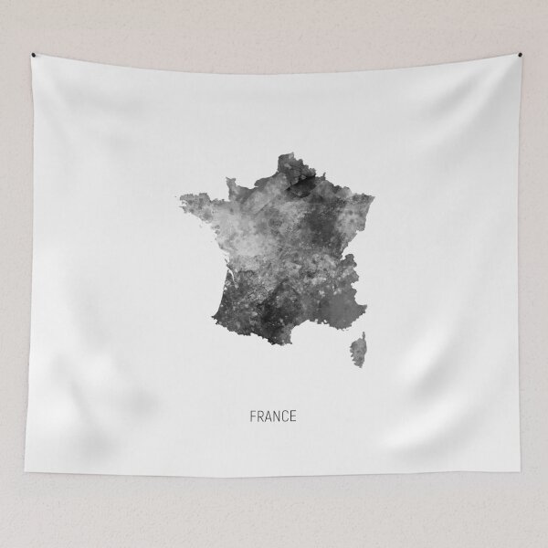 Artikelvorschau, France Watercolor Map entworfen und verkauft von ArtPrints.