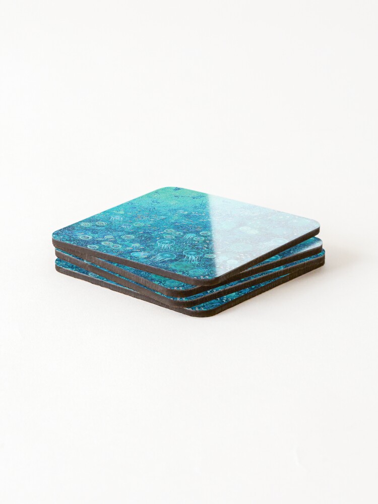 Coasters (Set of 4), Diaphanous Lifeforms designed and sold by Nicole Grimm-Hewitt