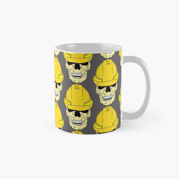 Item preview, Skull Wearing Construction Helmet designed and sold by HotHibiscus.