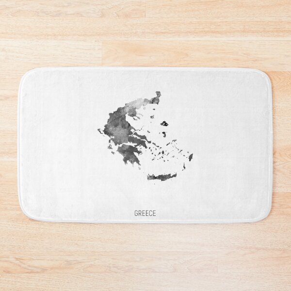 Item preview, Greece Watercolor Map designed and sold by ArtPrints.
