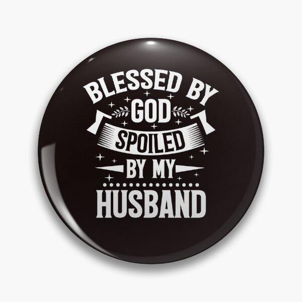 Item preview, Blessed by God Spoiled by my Husband t-shirt  designed and sold by Majesticoo.