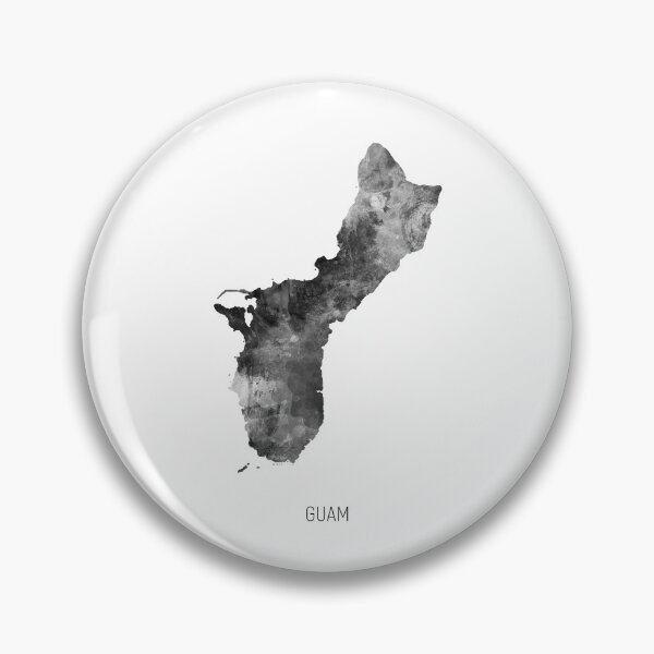 Item preview, Guam Watercolor Map designed and sold by ArtPrints.