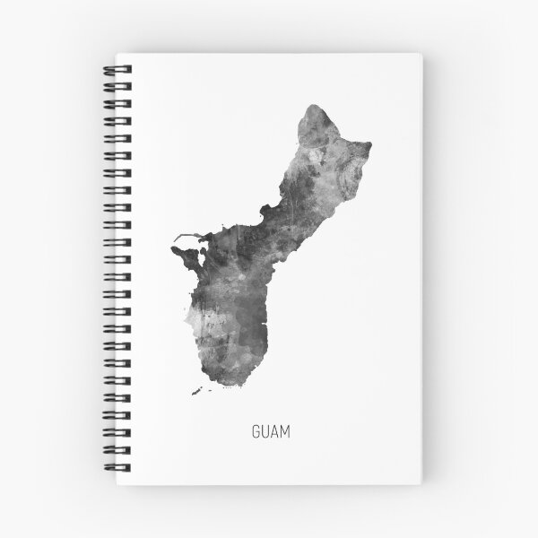 Item preview, Guam Watercolor Map designed and sold by ArtPrints.