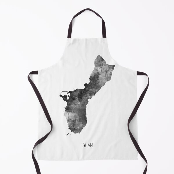 Item preview, Guam Watercolor Map designed and sold by ArtPrints.