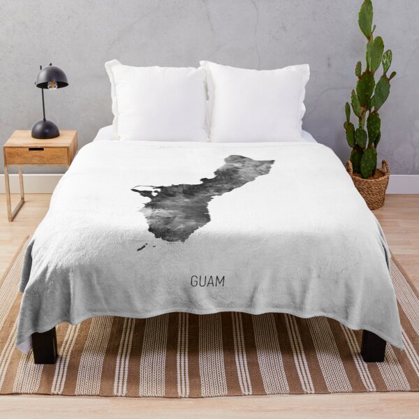 Item preview, Guam Watercolor Map designed and sold by ArtPrints.