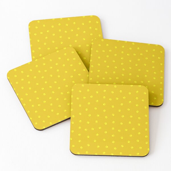 Item preview, Cat Paw Print Mustard designed and sold by Vincent White.