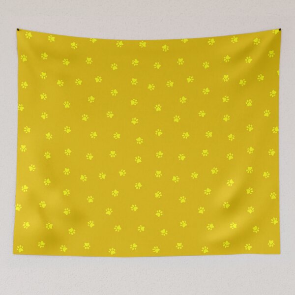 Item preview, Cat Paw Print Mustard designed and sold by Vincent White.