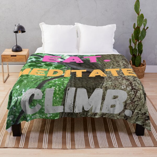 Item preview, Eat. Meditate. Climb. designed and sold by Danyell369.