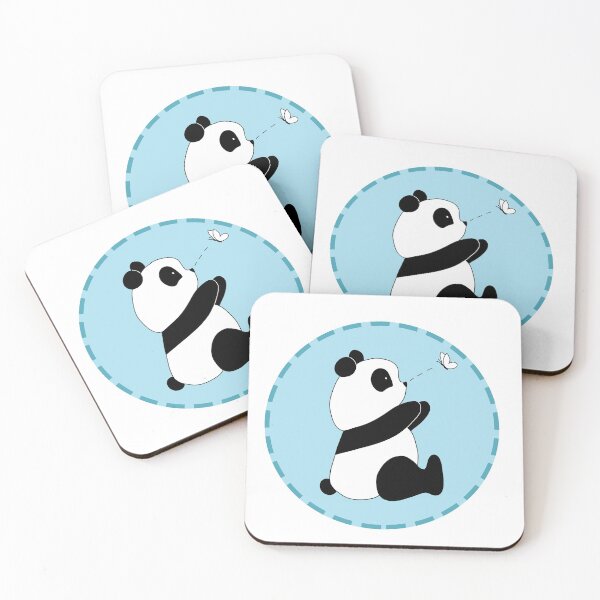 Item preview,  Baby Panda with Butterfly Blue designed and sold by MammaPanda.
