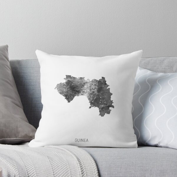 Item preview, Guinea Watercolor Map designed and sold by ArtPrints.