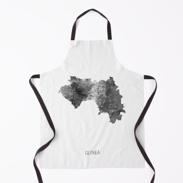 Item preview, Guinea Watercolor Map designed and sold by ArtPrints.