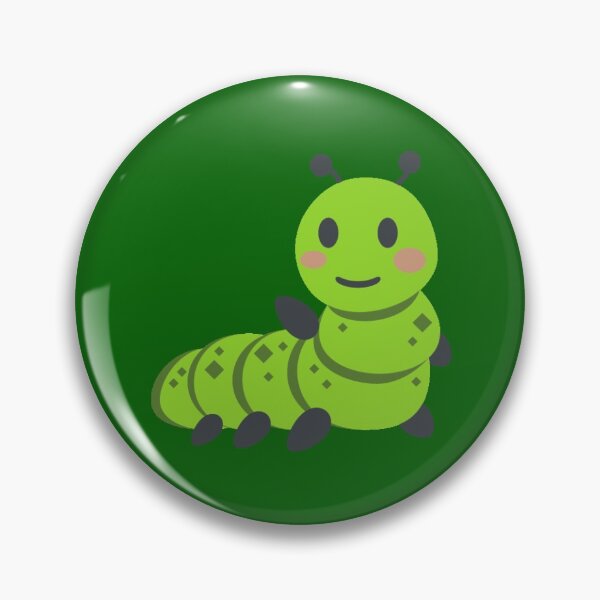 Item preview, Caterpillar/Bug Waving Emoji designed and sold by ScrappyDesigns.