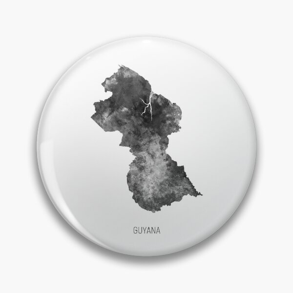 Item preview, Guyana Watercolor Map designed and sold by ArtPrints.