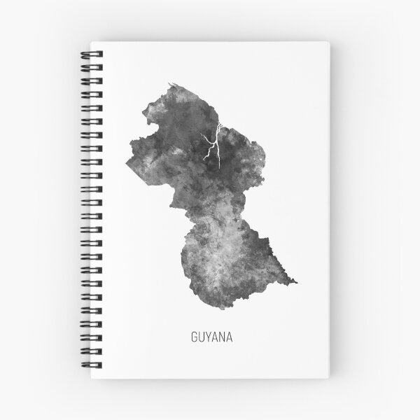Item preview, Guyana Watercolor Map designed and sold by ArtPrints.