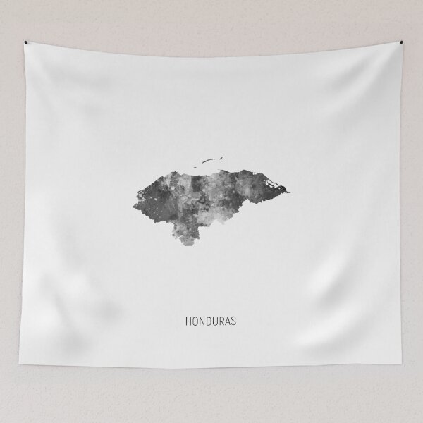 Item preview, Honduras Watercolor Map designed and sold by ArtPrints.