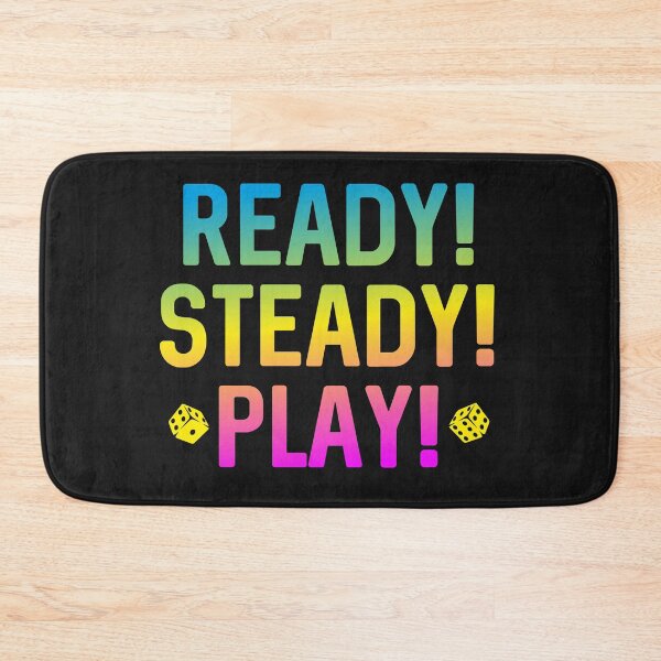 Item preview, Ready Stady Play Board Games, cool tabletop games lover gift design designed and sold by Blackmode.