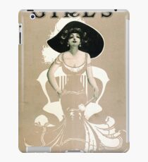 Vintage poster - Girls iPad Case/Skin