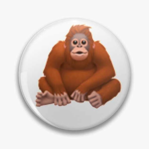 Item preview, Gorilla emoji designed and sold by abbi-sami-belle.