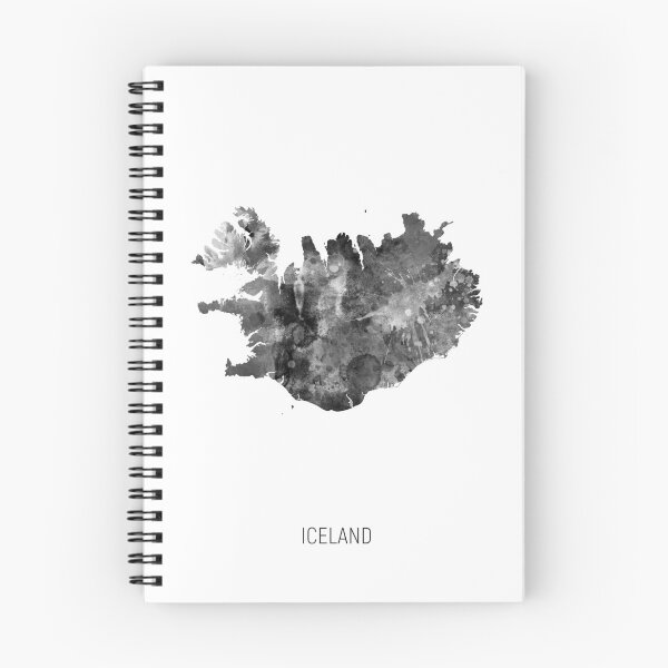 Item preview, Iceland Watercolor Map designed and sold by ArtPrints.