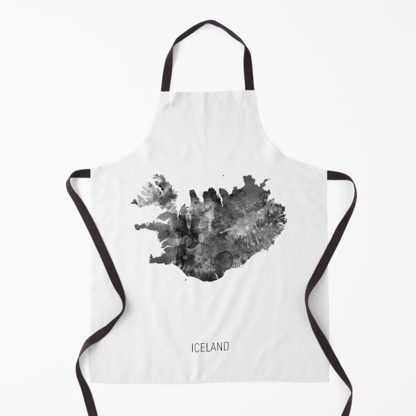 Item preview, Iceland Watercolor Map designed and sold by ArtPrints.